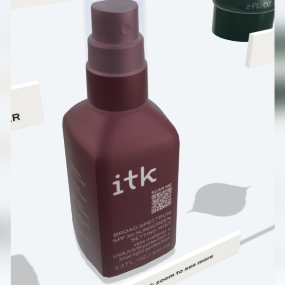 ITK Broad Spectrum SPF 30 Sunscreen Setting Mist 3.3 Fl Oz - Picture 3 of 8